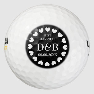 Mit Monogramm Golfball-Set-Gastgeschenk Golfball