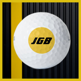 Mit Monogramm Golfball Wählen Sie Ihren Farbhinter