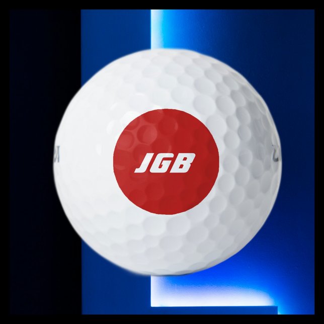 Mit Monogramm Golfball Wählen Sie Ihren Farbhinter (Von Creator hochgeladen)