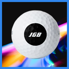Mit Monogramm Golfball Wählen Sie Ihren Farbhinter