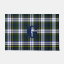 Mit Monogramm Gordon-Kleiderkarierte Tür-Matte Fußmatte