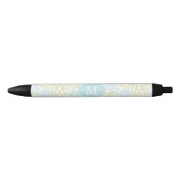 Mit Monogramm grüner und tadelloser Blumendamast