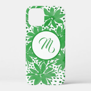 Mit Monogramm Grünflora Case-Mate iPhone Hülle