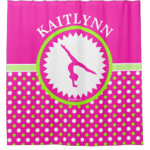 Mit Monogramm Gymnastik rosa und grüne