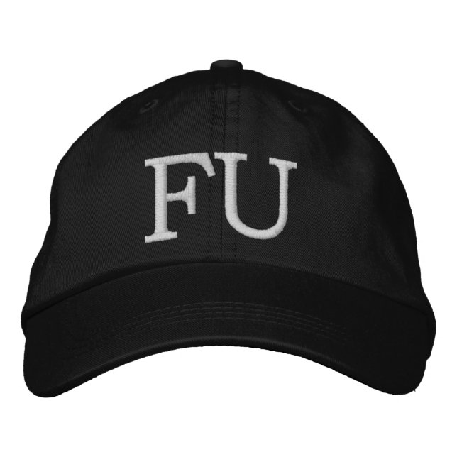 MIT MONOGRAMM HATS BESTICKTE BASEBALLKAPPE (Vorderseite)