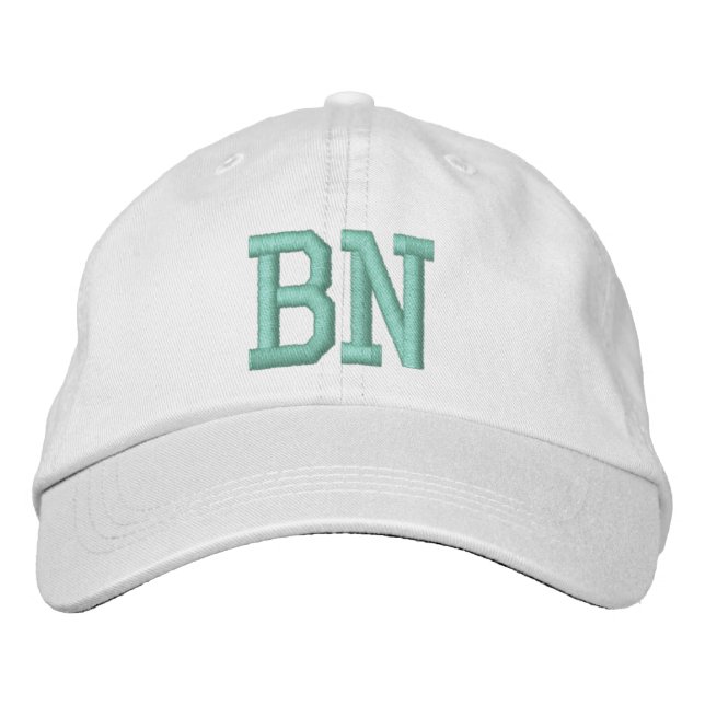 MIT MONOGRAMM HATS BESTICKTE BASEBALLKAPPE (Vorderseite)