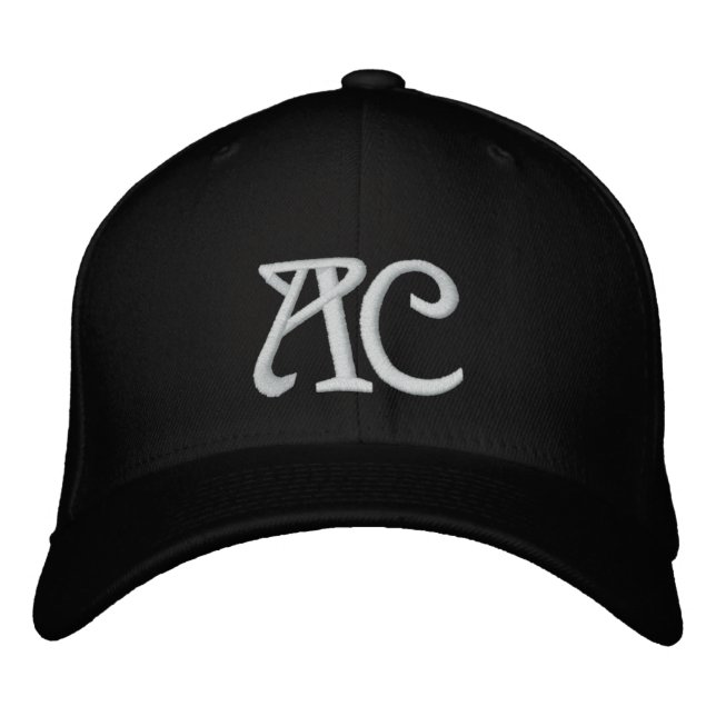 MIT MONOGRAMM HATS BESTICKTE BASEBALLKAPPE (Vorderseite)