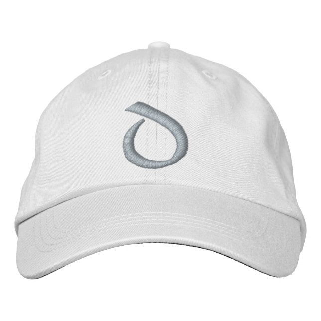 MIT MONOGRAMM HATS BESTICKTE BASEBALLKAPPE (Vorderseite)