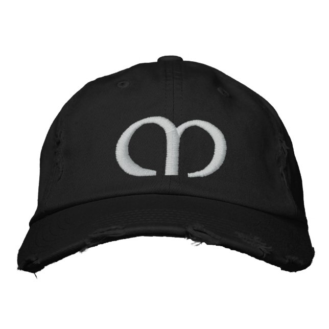 MIT MONOGRAMM HATS BESTICKTE BASEBALLKAPPE (Vorderseite)