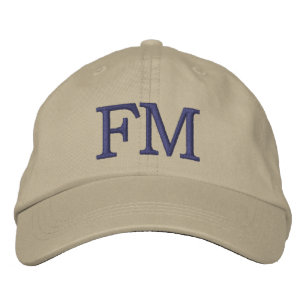 MIT MONOGRAMM HATS BESTICKTE BASEBALLKAPPE
