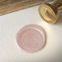 Mit Monogramm Hochzeit im botanischen Grünen