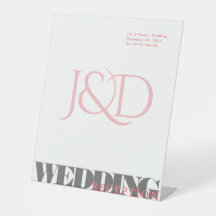 Mit Monogramm Hochzeitszeichen