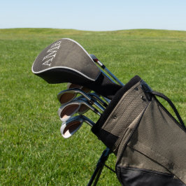 Mit Monogramm Holzlook Golf Headcover