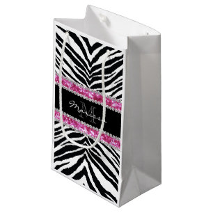 Mit Monogramm Imitat-Glitzer Bling diamante de Kleine Geschenktüte