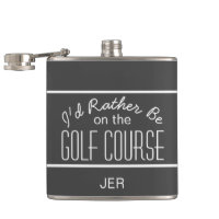Mit Monogramm Initialen des Golfkurses Grau