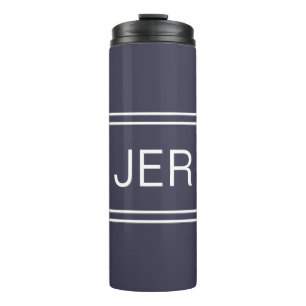 Mit Monogramm Initials Stilvolle Travel Trinkbehäl Thermosbecher