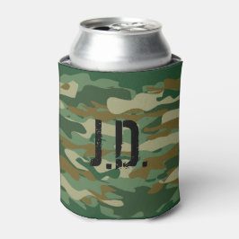 Mit Monogramm kann mit dem Design von Army-Tarnung Dosenkühler