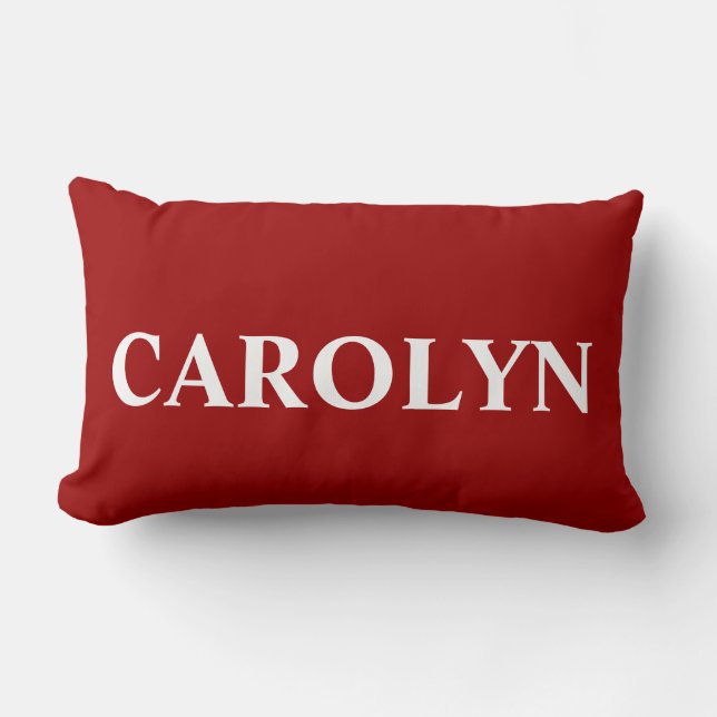 Mit Monogramm Kissen (Vorderseite)