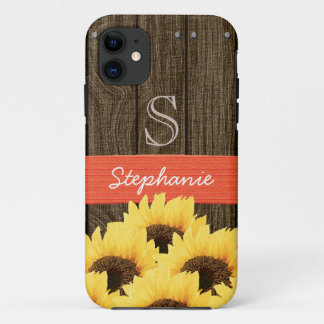 MIT MONOGRAMM KORALLENROTE GRÜNE RUSTIKALE Case-Mate iPhone HÜLLE