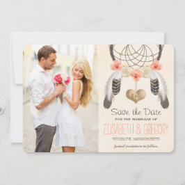 MIT MONOGRAMM KORALLMINDREAMCATCHER SAVE THE DATE