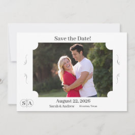 Mit Monogramm Kreuz und Ringe Hochzeit speichern d Save The Date