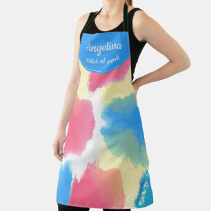 Mit Monogramm Künstlerin Erwachsene Paint Party Schürze