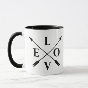 Mit Monogramm Liebe Tasse