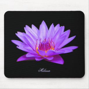 Mit Monogramm lila Mousepad