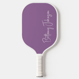 Mit Monogramm Lila Pickleball Paddel Schläger