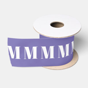 Mit Monogramm lilac Periwinkle benutzerdefinierte Satinband