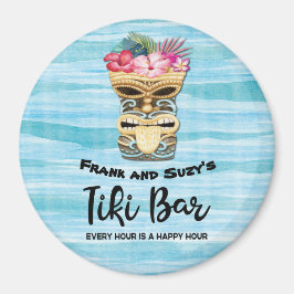 Mit Monogramm Luau Tiki Bar Cruise Ship Magnet