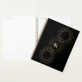 Mit Monogramm Mandala Planner Planer