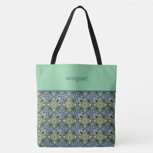Mit Monogramm marokkanisches Muster Tasche