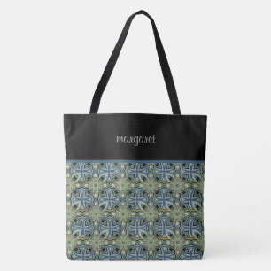 Mit Monogramm marokkanisches Muster Tasche