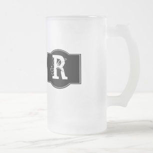 Mit Monogramm Mattglas Bierglas