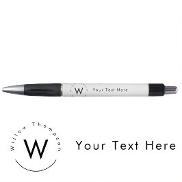 Mit Monogramm Minimalistin Kugelschreiber