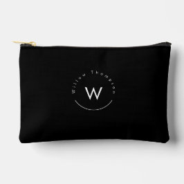 Mit Monogramm Minimalistin Zubehörtasche