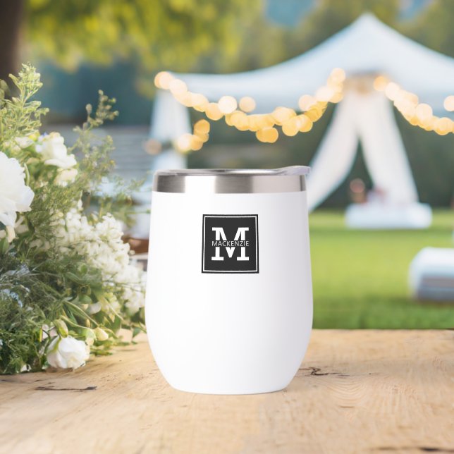 Mit Monogramm modern und Minimalistisch Personalis (Hochzeit)