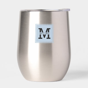 Mit Monogramm modern und Minimalistisch Personalis