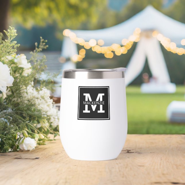 Mit Monogramm modern und Minimalistisch Personalis (Hochzeit)