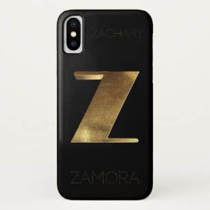 Mit Monogramm Monogram Initial Z Black Gold title_seo2