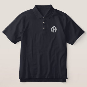 Mit Monogramm Monogramm aus drei Anfangsblöcken