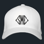 Mit Monogramm Monogramm-Initialen benutzerdefinier Bestickte Baseballkappe<br><div class="desc">Monogram Mit Monogramm Initials Custom Personalisiert Embroided Baseball Cap bietet das einfache moderne bestickte Monogramm Ihrer Initialen. Perfekt als Geschenk für Familie und Freunde zum Geburtstag,  Weihnachten,  Vatertag,  Muttertag,  Hochzeiten und vieles mehr. Erstellt von Evco Studio www.zazzle.com/store/evcostudio</div>