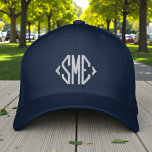 Mit Monogramm Monogramm-Initialen benutzerdefinier Bestickte Baseballkappe<br><div class="desc">Monogram Mit Monogramm Initials Custom Personalisiert Embroided Baseball Cap bietet das einfache moderne bestickte Monogramm Ihrer Initialen. Perfekt als Geschenk für Familie und Freunde zum Geburtstag,  Weihnachten,  Vatertag,  Muttertag,  Hochzeiten und vieles mehr. Erstellt von Evco Studio www.zazzle.com/store/evcostudio</div>