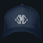 Mit Monogramm Monogramm-Initialen benutzerdefinier Bestickte Baseballkappe<br><div class="desc">Monogram Mit Monogramm Initials Custom Personalisiert Embroided Baseball Cap bietet das einfache moderne bestickte Monogramm Ihrer Initialen. Perfekt als Geschenk für Familie und Freunde zum Geburtstag,  Weihnachten,  Vatertag,  Muttertag,  Hochzeiten und vieles mehr. Erstellt von Evco Studio www.zazzle.com/store/evcostudio</div>