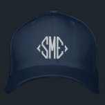 Mit Monogramm Monogramm-Initialen benutzerdefinier Bestickte Baseballkappe<br><div class="desc">Monogram Mit Monogramm Initials Custom Personalisiert Embroided Baseball Cap bietet das einfache moderne bestickte Monogramm Ihrer Initialen. Perfekt als Geschenk für Familie und Freunde zum Geburtstag,  Weihnachten,  Vatertag,  Muttertag,  Hochzeiten und vieles mehr. Erstellt von Evco Studio www.zazzle.com/store/evcostudio</div>