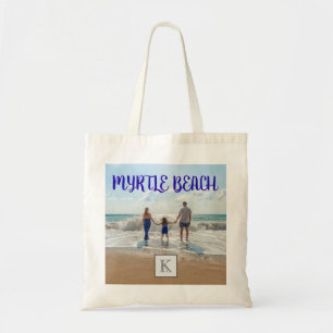 Mit Monogramm Myrtle Beach Souvenir Sand Surf Fami Tragetasche