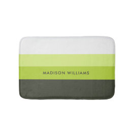 mit Monogramm, Name Badematte