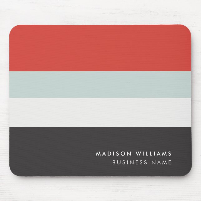 mit Monogramm, Name Mousepad (Vorne)