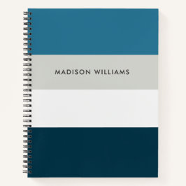 mit Monogramm, Name Notizbuch